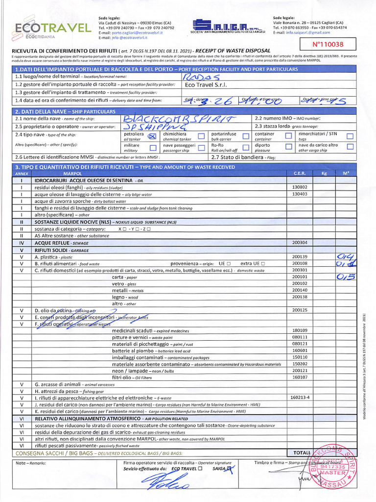 Garbage Receipt 01 Mar 2026 | PDF