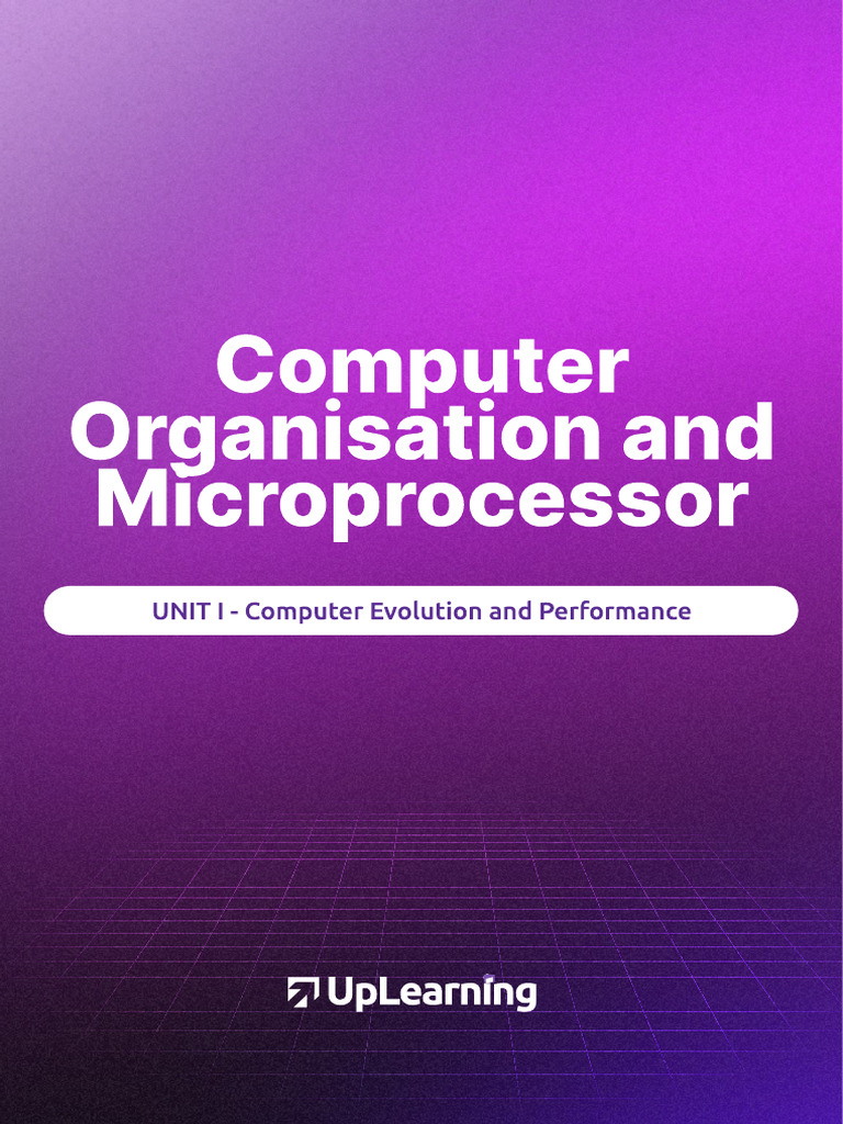 Computer Organisation and Microprocessor Unit 1 Note | PDF | Central ...