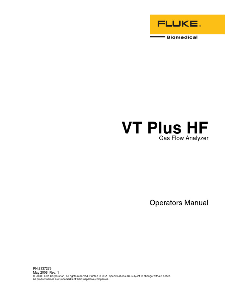 VT Plus HF | PDF | Calibration | Menu (Computing)