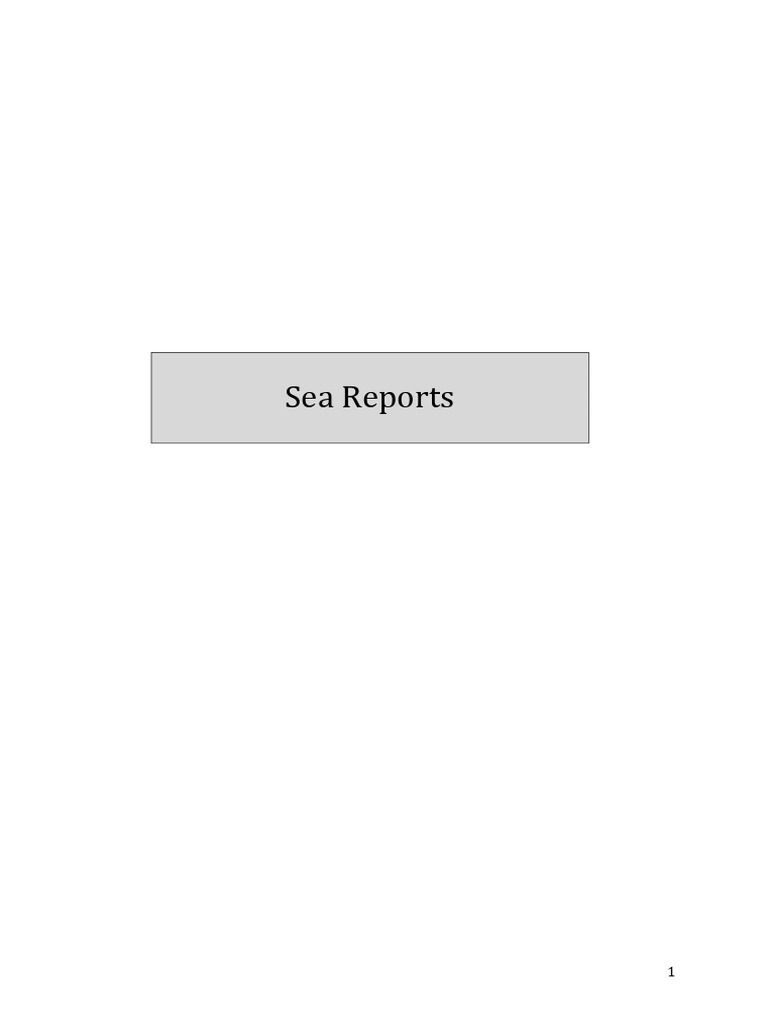 01 Deck - Operational - 1.B - Report - Writing - Captains - Report ...