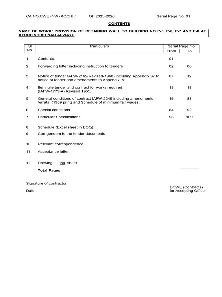 Tender Documents | PDF