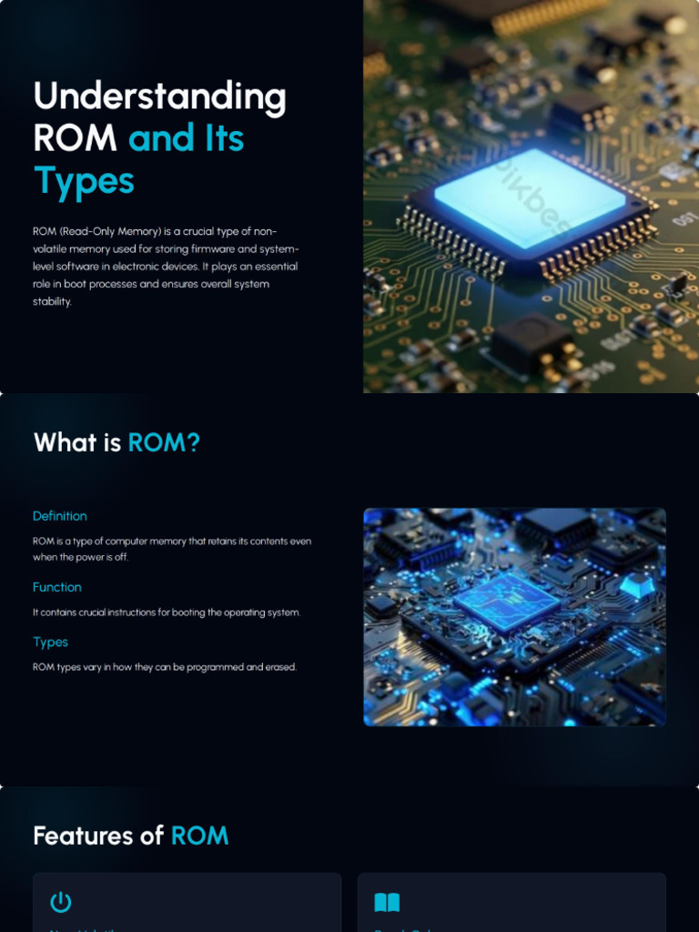 Understanding ROM and Its Types | PDF