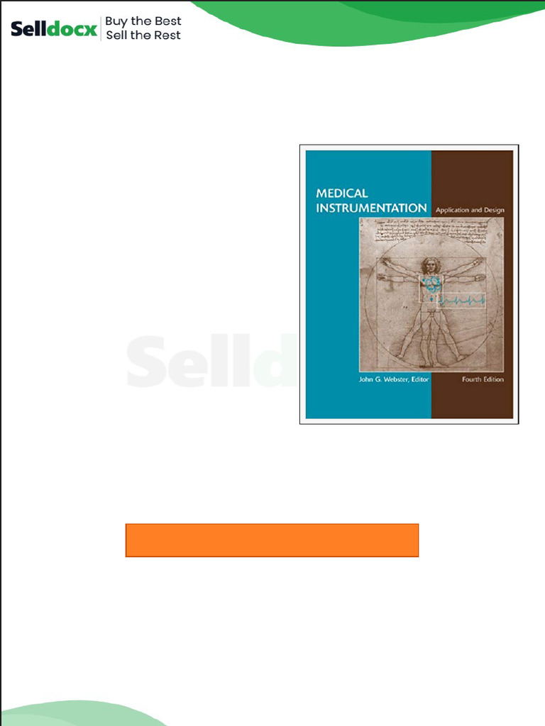 Solution Manual For Medical Instrumentation Application and Design 4th Edition by John G Webster ...