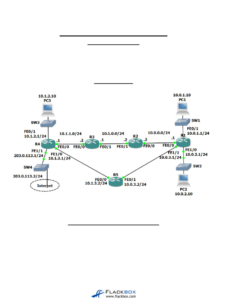 17 Dynamic Routing Protocols Lab Exercise | PDF | Routing | Computer ...