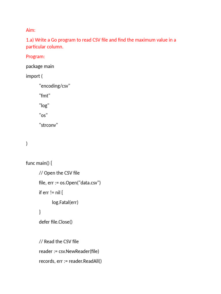 Go Lab | PDF