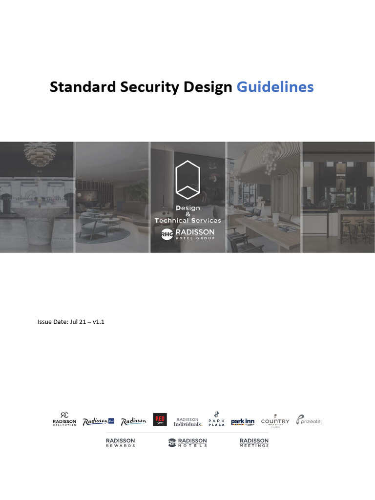 RHG S S Standard Security Design Guidelines 2022 | PDF | Closed Circuit ...