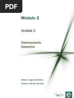 Razonamiento Deductivo Lectura M2
