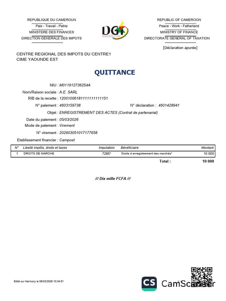 Quittance 4603159738 M011912736254A | PDF