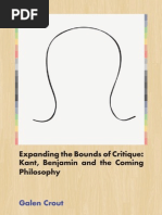 Download Expanding the Bounds of Critique Immanuel Kant Walter Benjamin and the Coming Philosophy by kingbus SN100849055 doc pdf