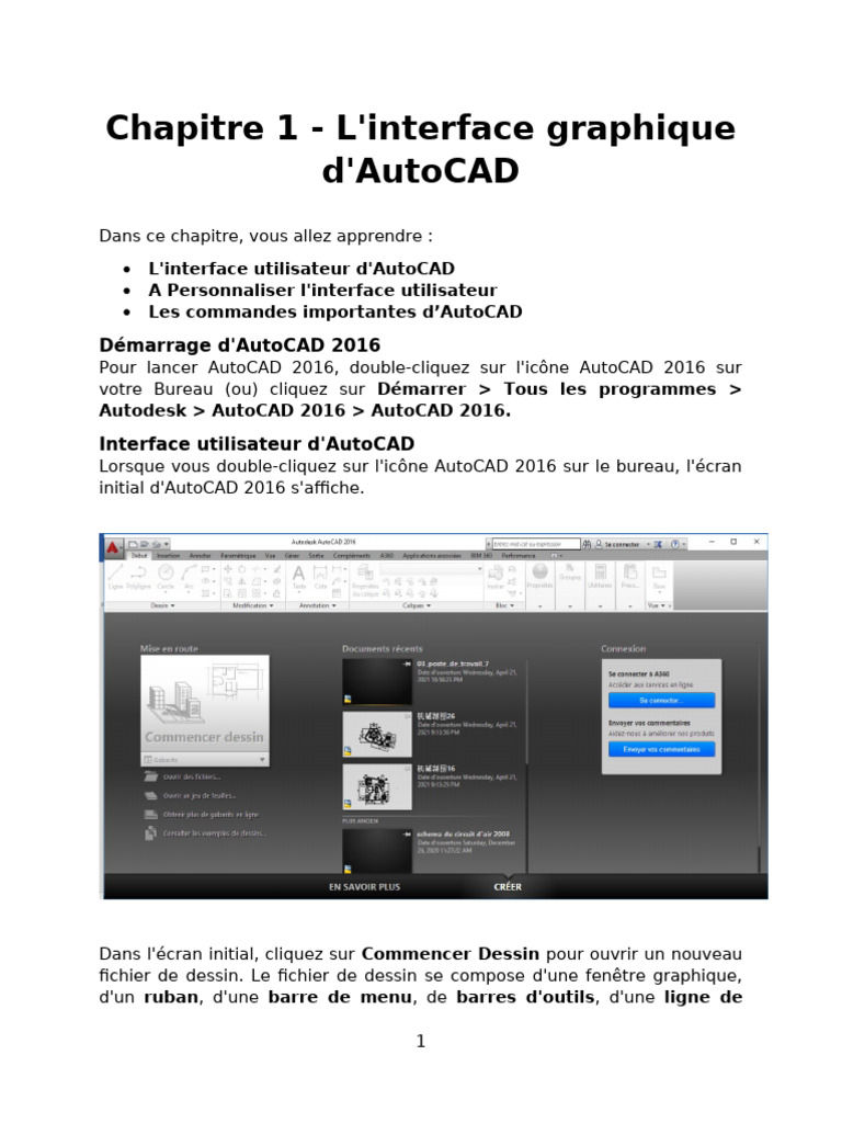 0 - Support de Cours DAO - 2021 - 2022 | PDF | Interface graphique | Cercle