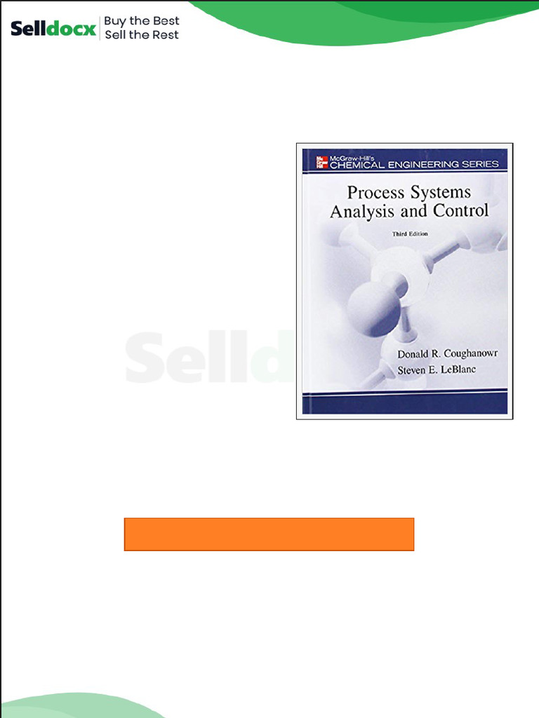 Solution Manual for Process Systems Analysis and Control 3rd Edition by ...