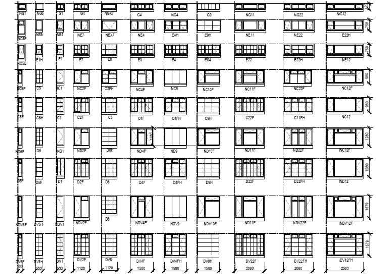 Window Catalogue Drawing | PDF