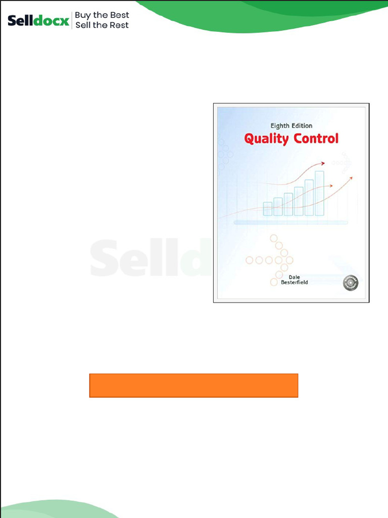 Solution Manual For Quality Control 8th Edition by Dale H Besterfield | PDF | Expert