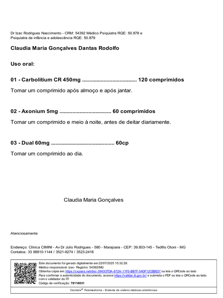 Claudia Maria Gon Alves RECEITAS | PDF
