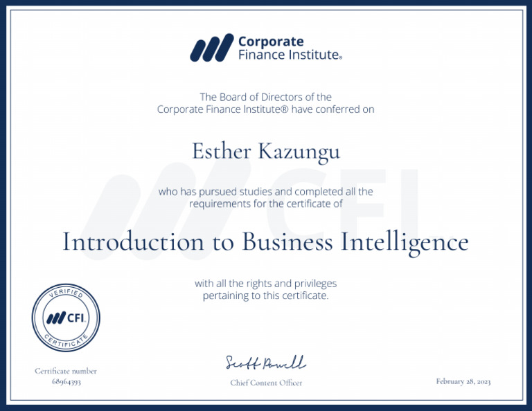 Introduction To Business Intelligence | PDF
