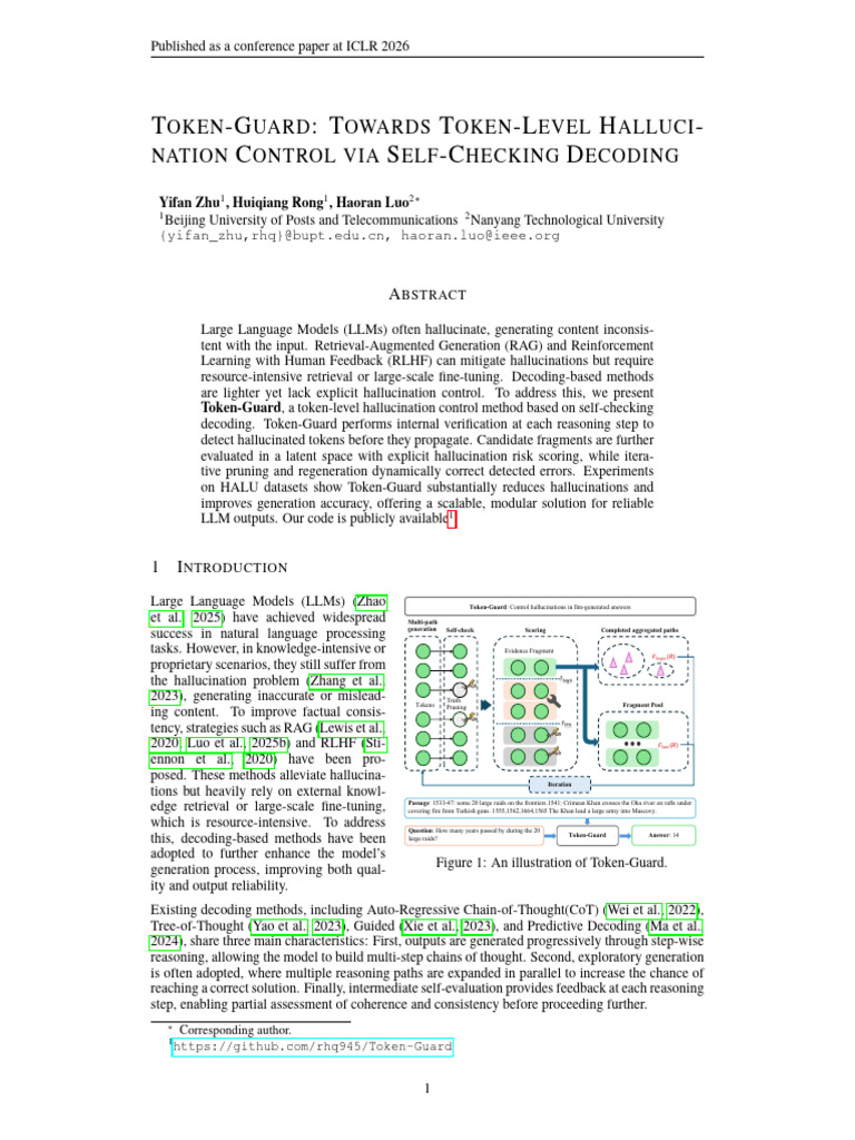 Iclr26 Token Guard | PDF | Software Engineering | Computational Science