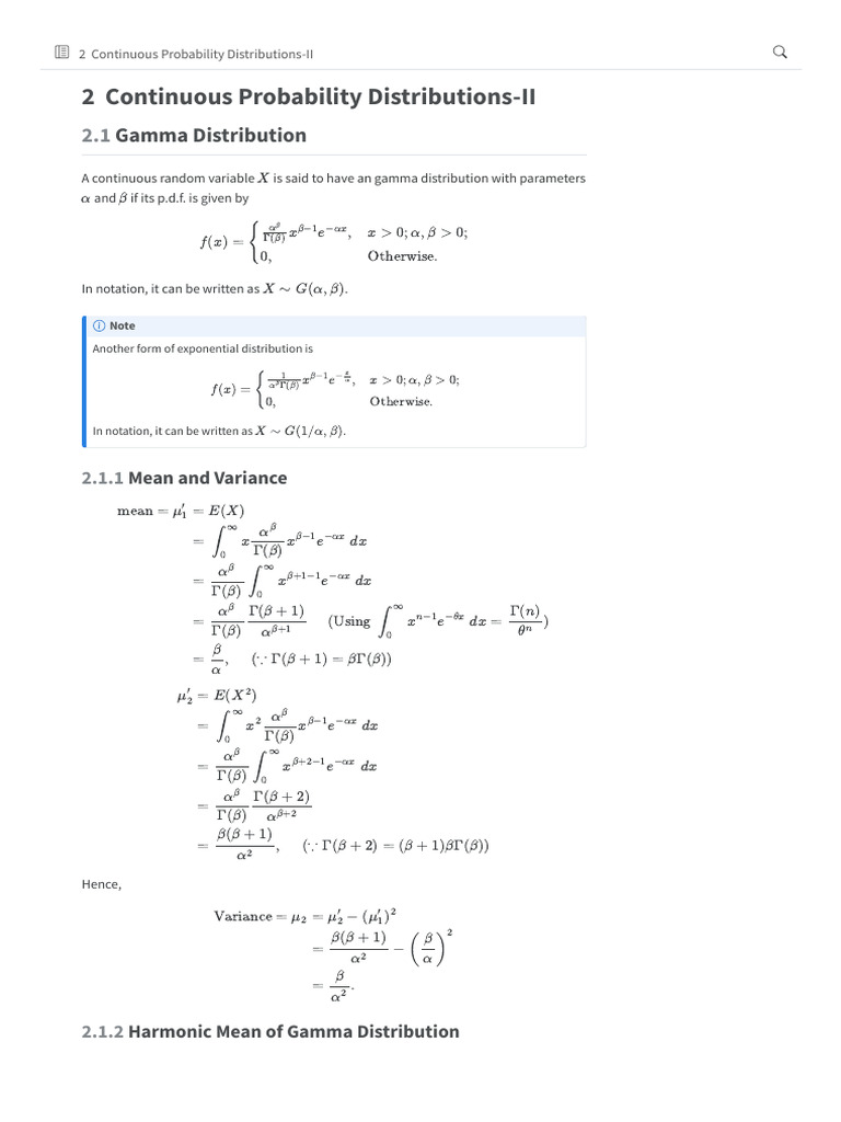 STM241_ Probability Distributions-II - 2 Continuous Probability ...