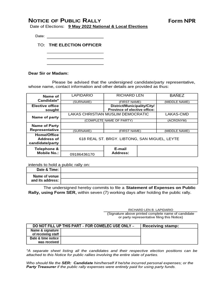 NPR ForCandidates | PDF