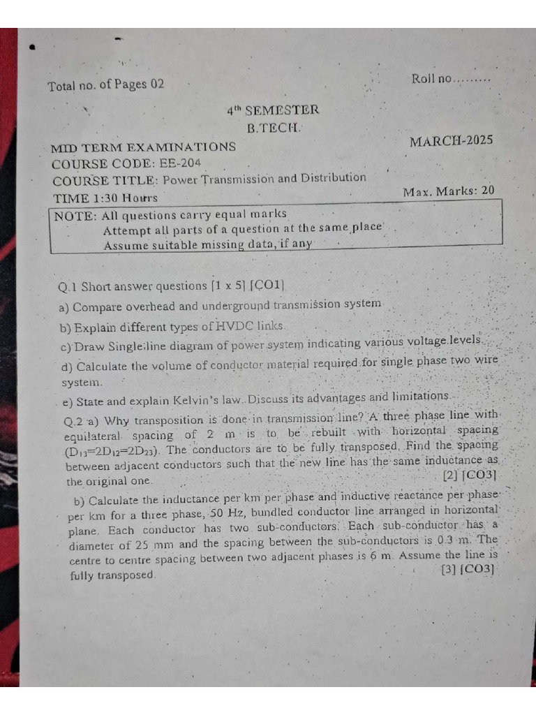 PTD Midsem 2025 | PDF