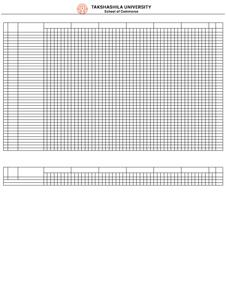 Master Attendance Report (Period - 05.01.2026 - 11.01.2026) | PDF