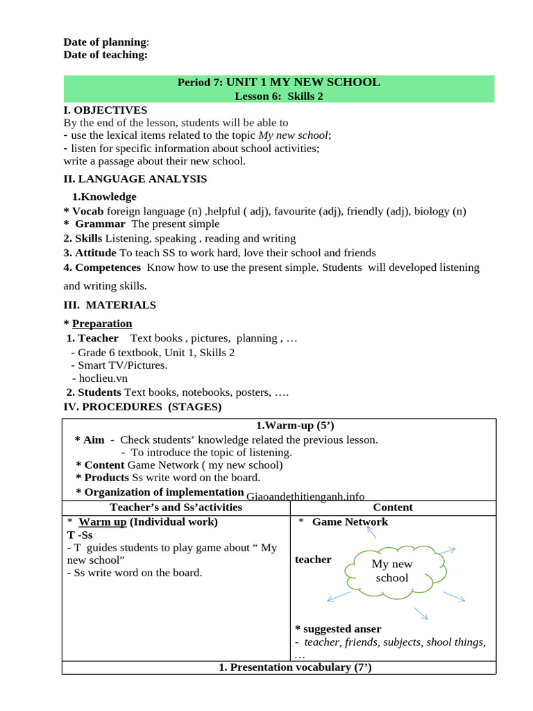 7. Skills 2 | PDF | Vocabulary | Linguistics