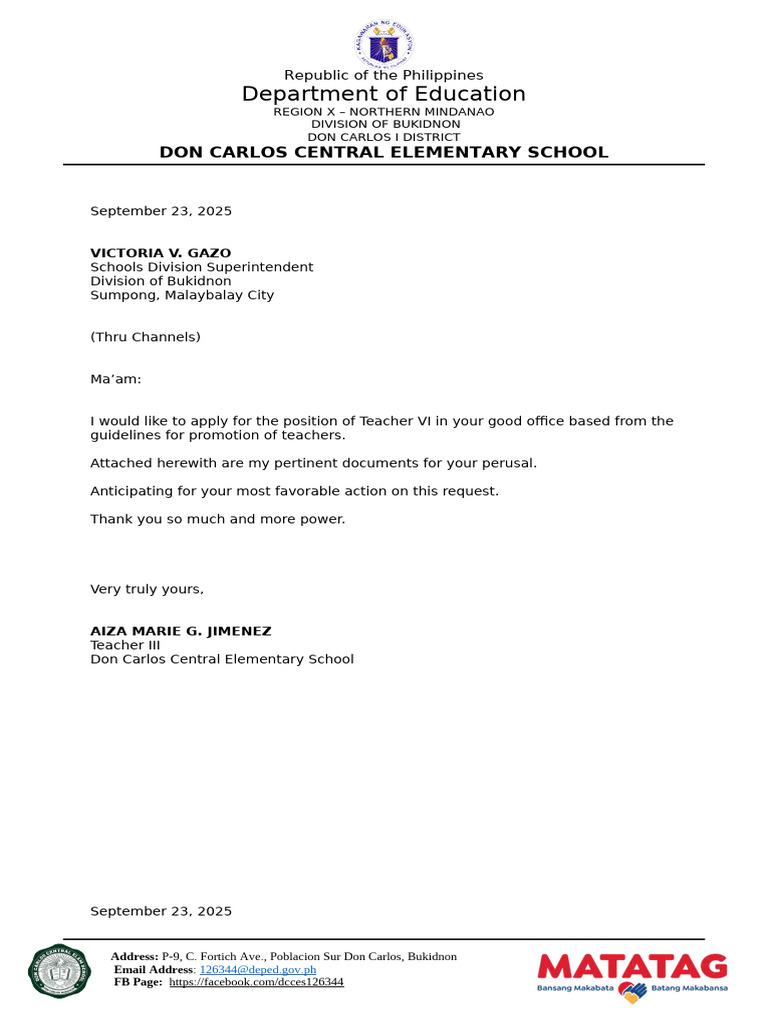 Intent Letter For Ranking | PDF | Teachers | Intelligence