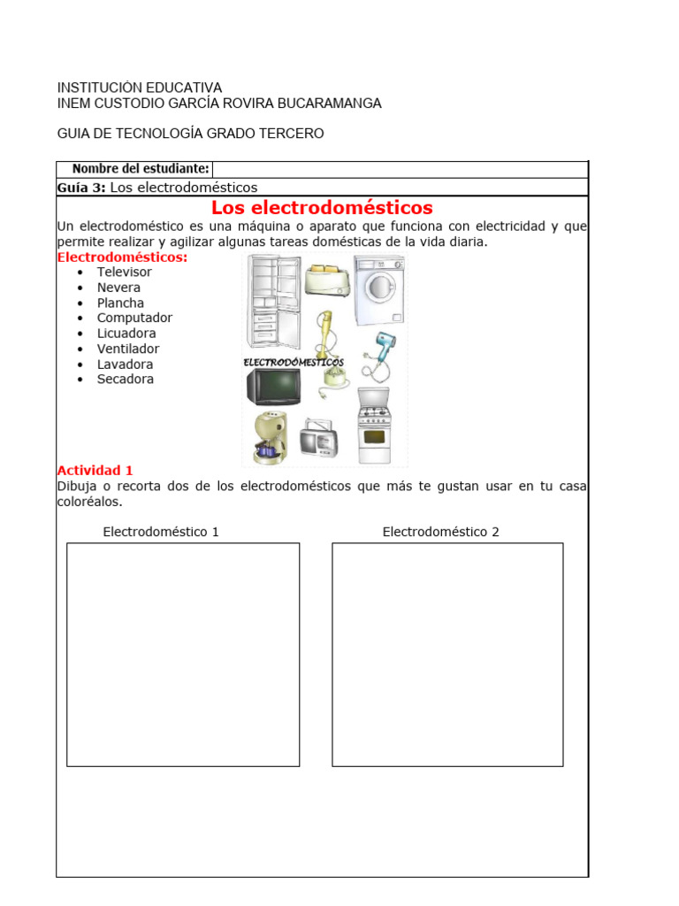 2, Taller Tecnología e Informática Grado Tercero | PDF
