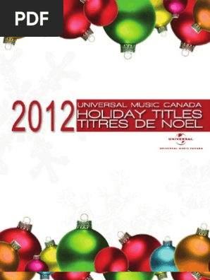 Mathis Brothers Christmas Gs 2022 Christmas Presenter 2012 | Pdf | Musique De Noël | Hanoukka