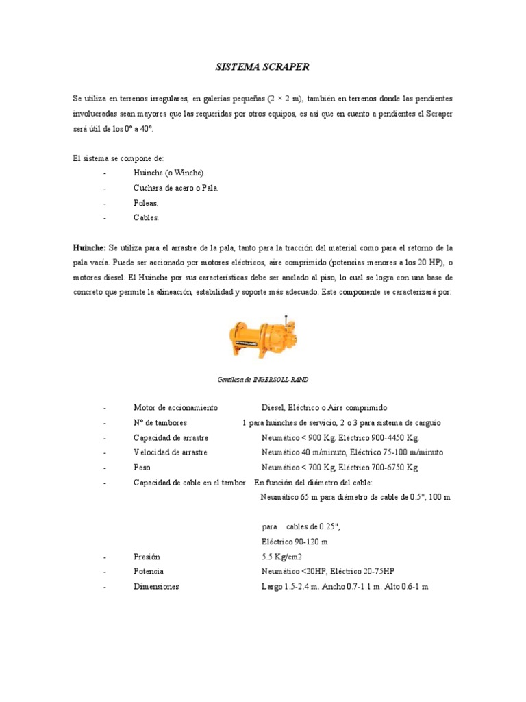 Sistema Scraper en Minería | PDF | Acero | Science