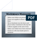 Materials Manager