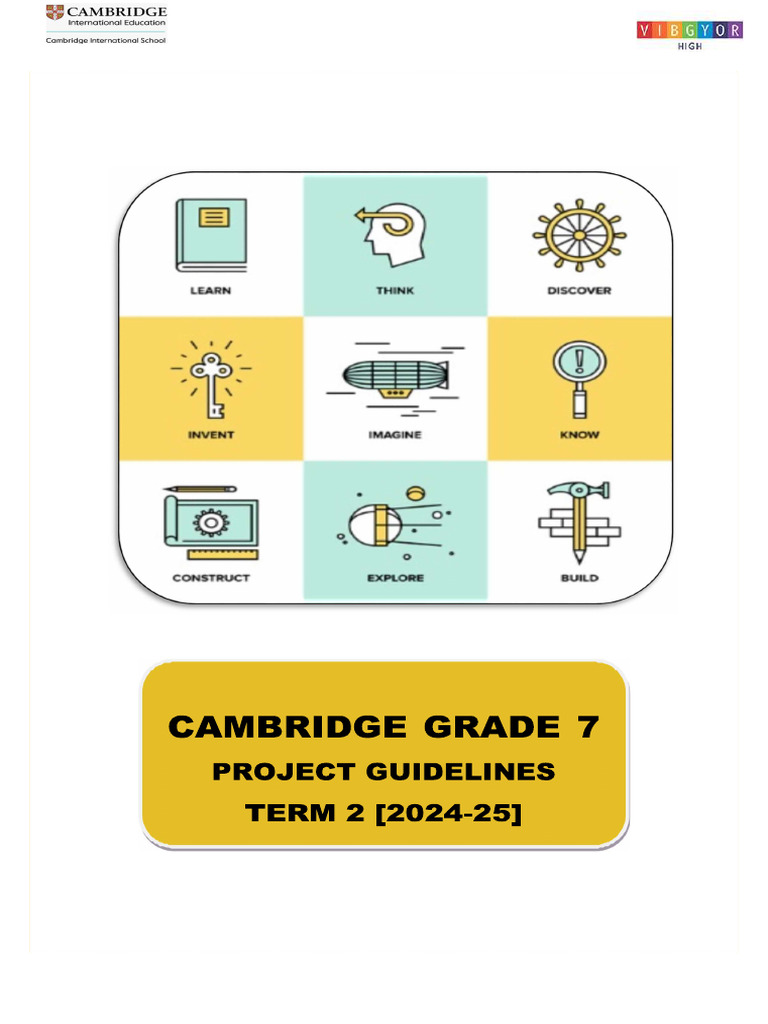 Cie Gr7 t2 Project Guidelines | PDF | Climate Change | Mathematics
