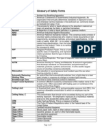 Glossary of Safety Terms PDF