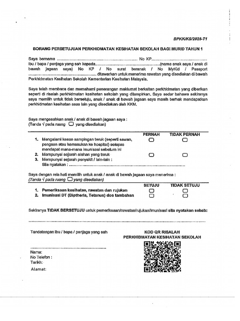 Tahun 1 - DT | PDF