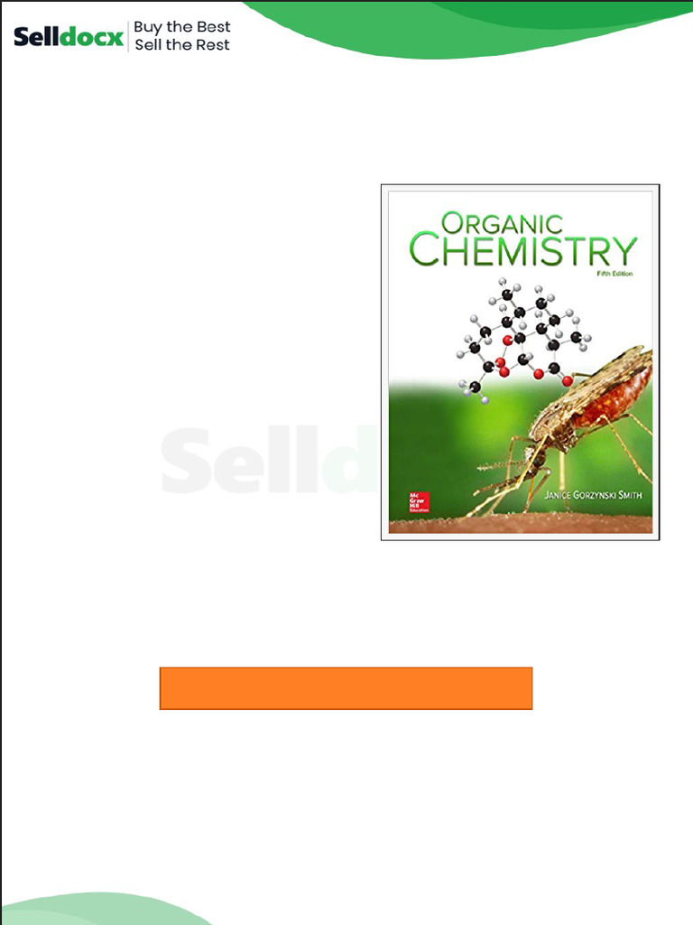 Test Bank For Organic Chemistry 5th Edition by Janice Smith | PDF ...