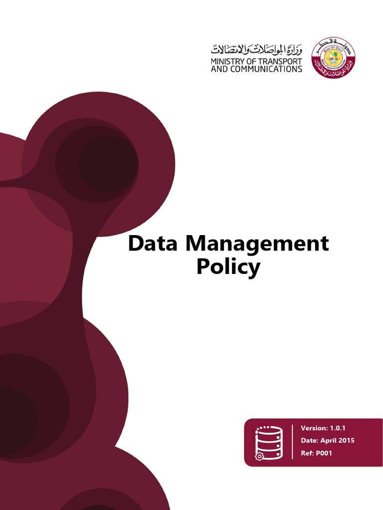 P001 - Data Management - v.1.0.1 - en - v10 | PDF | Data Management ...