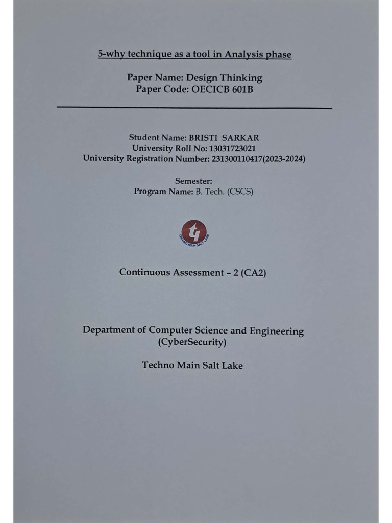 Design Thinking 1 | PDF