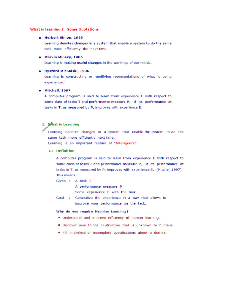 Learning Notes | PDF