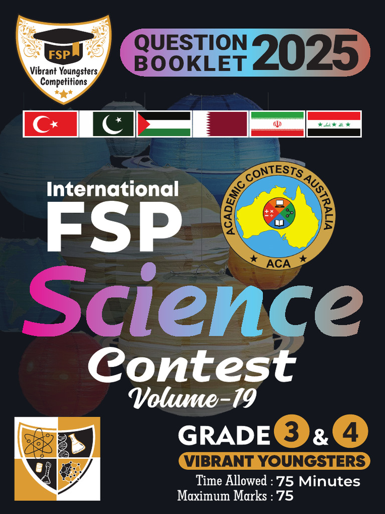 Grade 3 4 FSP Science Contest Paper 2025 | PDF
