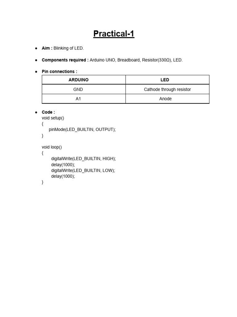 Arduino Exam Practicals | PDF | Arduino | Electrical Engineering