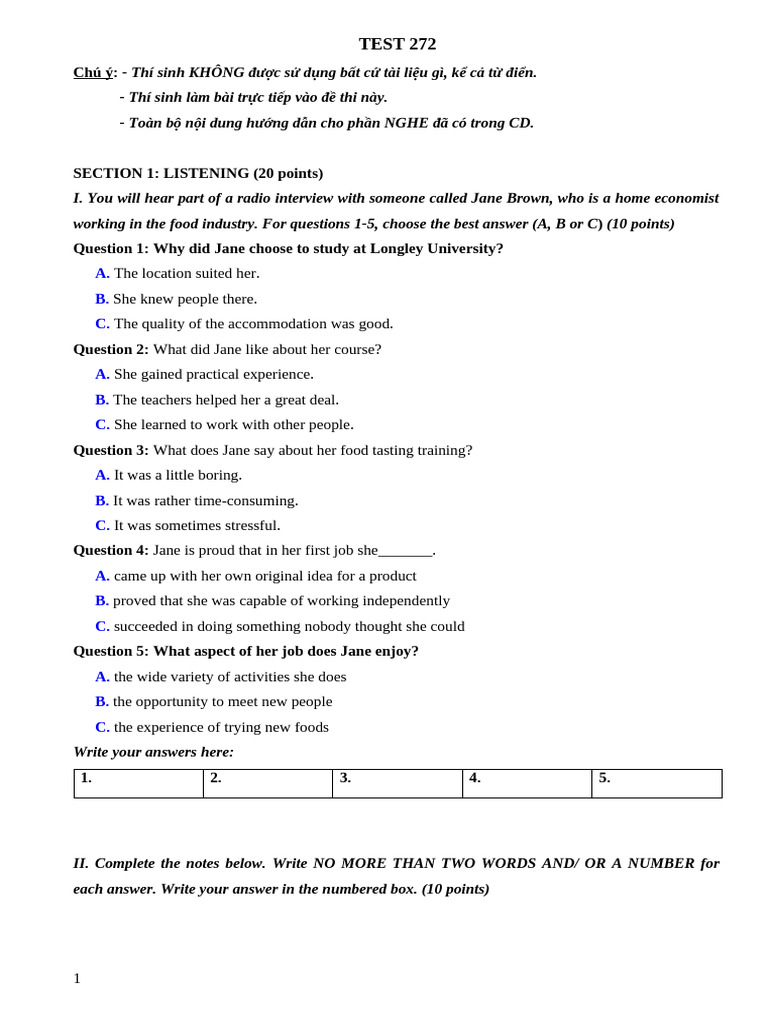 Test 272 | PDF | Books