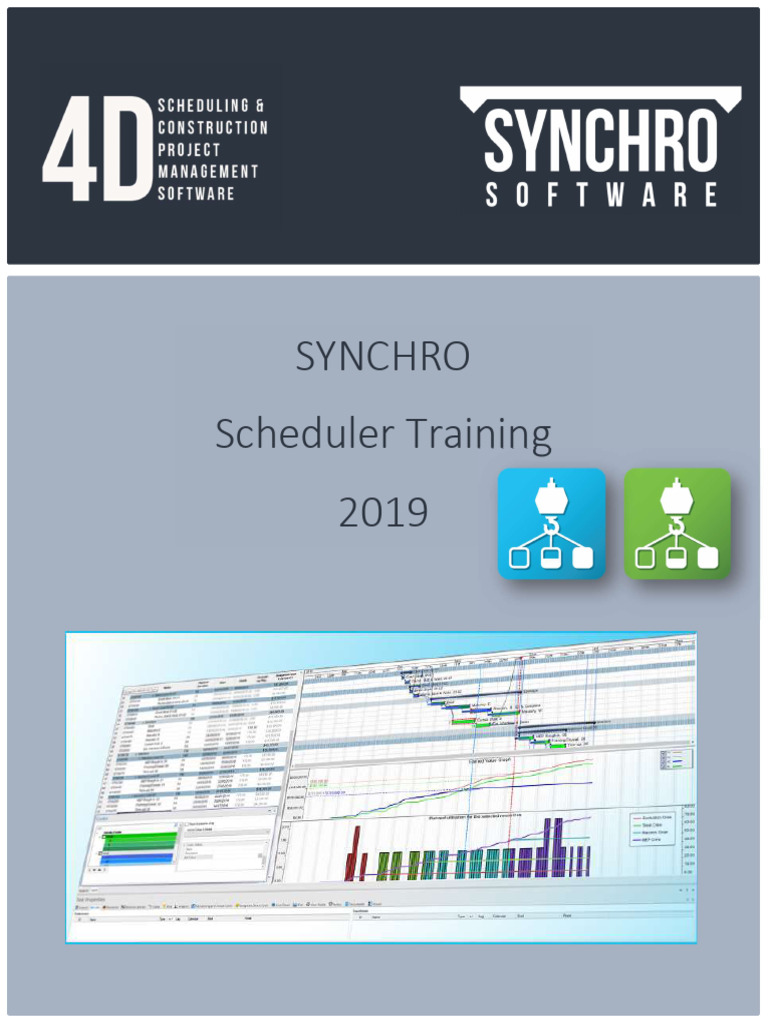 SYNCHRO Scheduler Training 2019 | PDF | Window (Computing) | Software