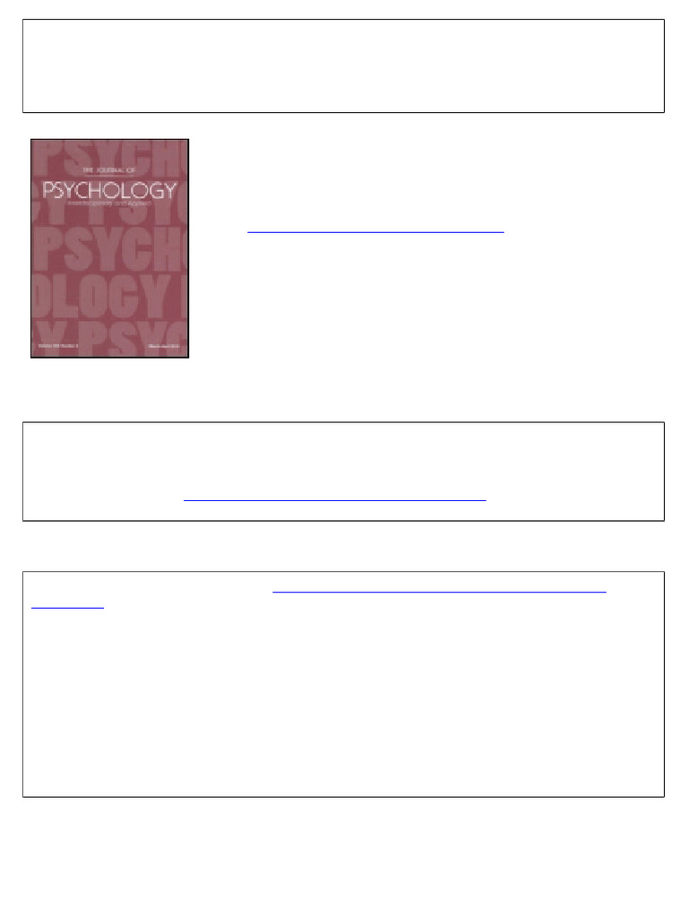 jrlp.143.3.318-336 | PDF | Psychology | Cognition