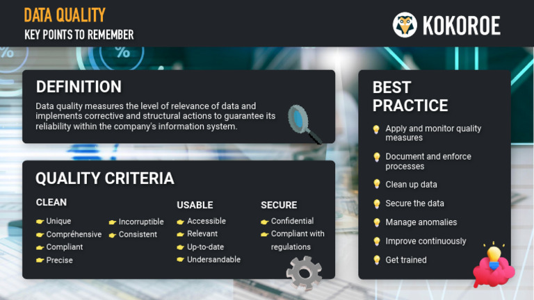 Data Quality Key Points To Remember | PDF | Data Quality | Computing