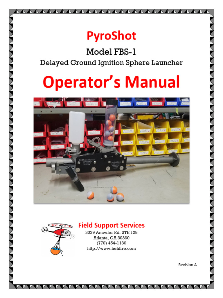 FBS-1 Ops Manual RevA | PDF | Firefighting | Dangerous Goods