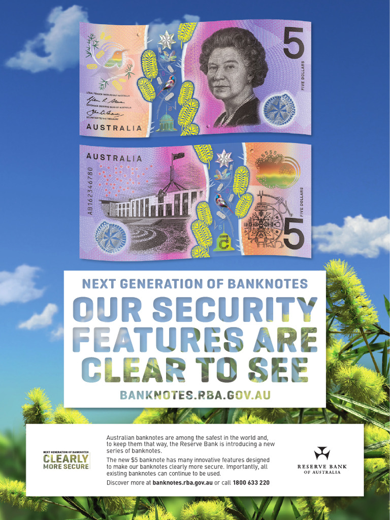Ngb5 Security Features Flyer | PDF | Banknote | Graphic Design