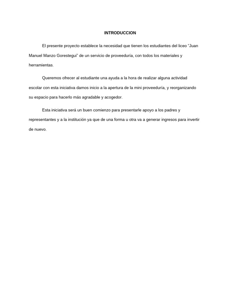 proyecto yonal | PDF