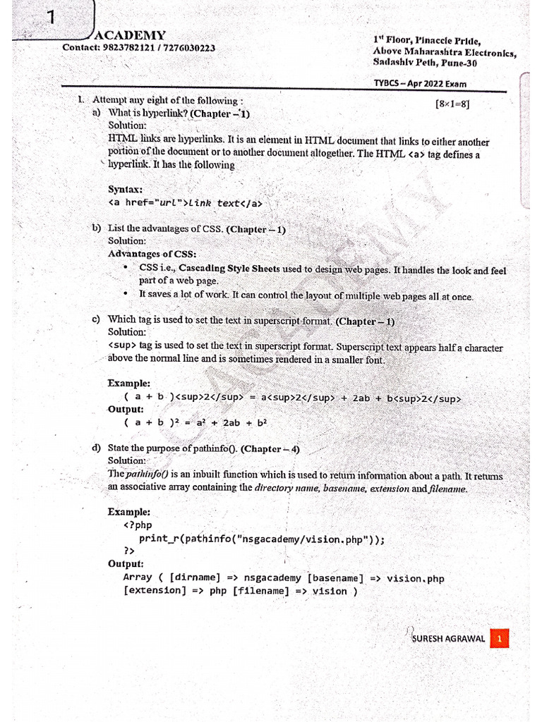 Web Technologies 3 | PDF