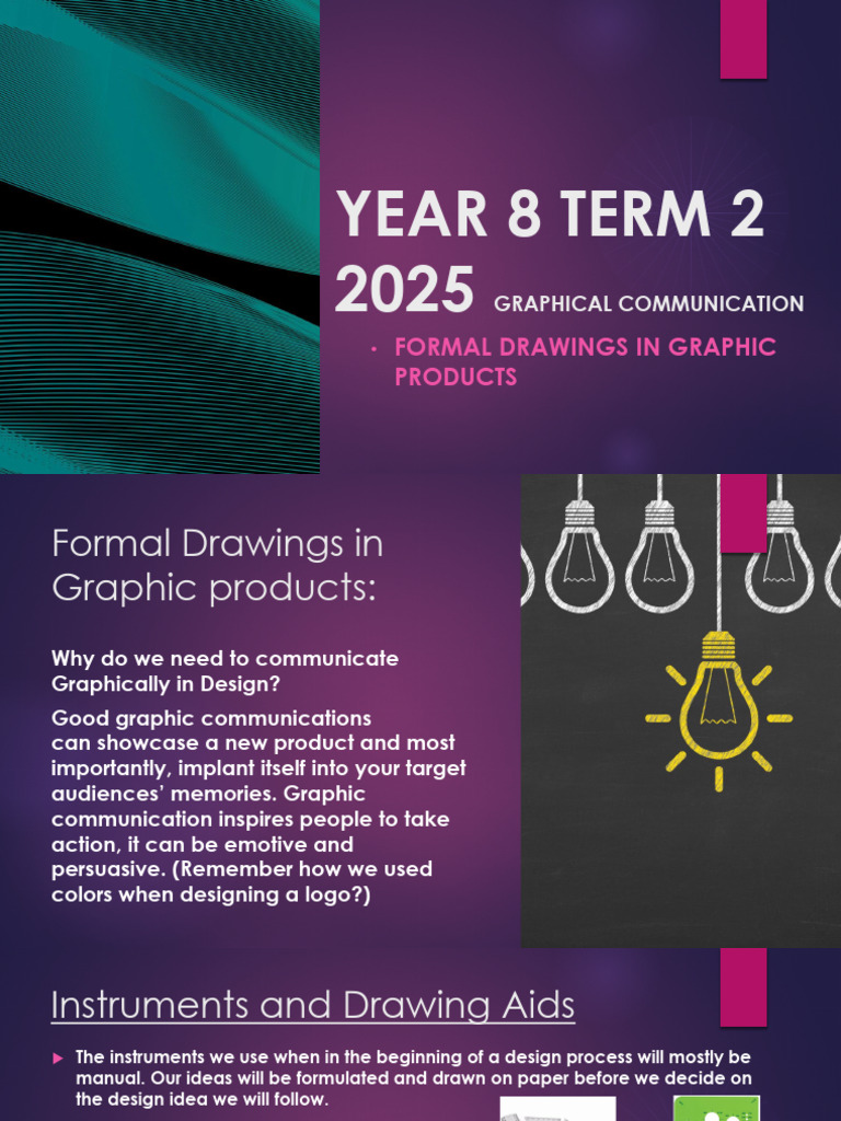 Year 8 Term 2 Graphical Communication | PDF | Drawing | Perspective ...