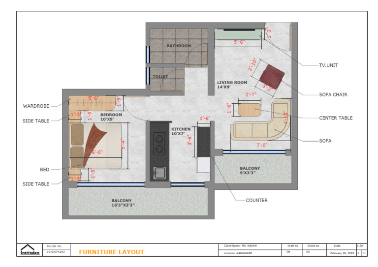 Furniture Layout | PDF | Architectural Design | Architecture