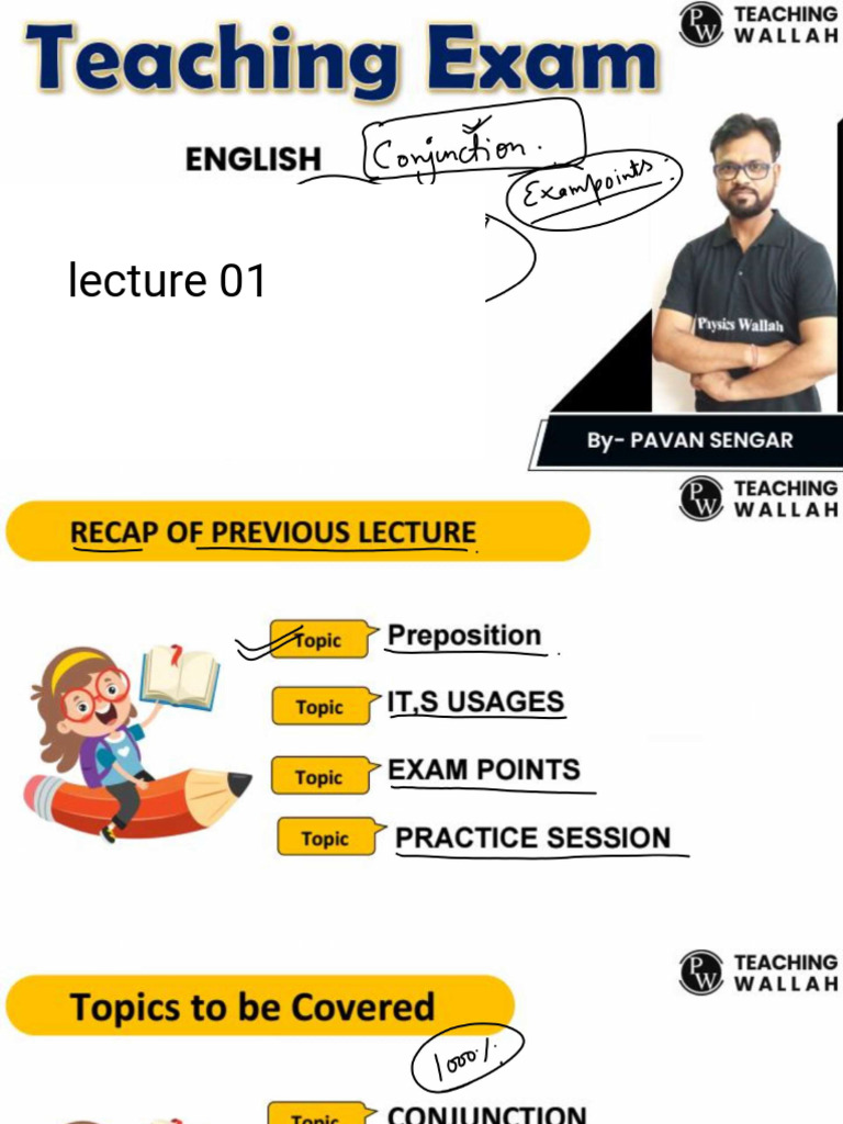 Conjunction 01 Class Notes | PDF